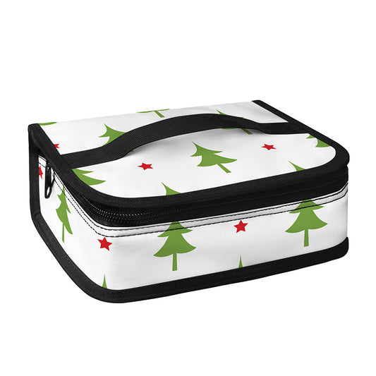 Christmas Tree And Star Pattern Print Small Lunch Bag