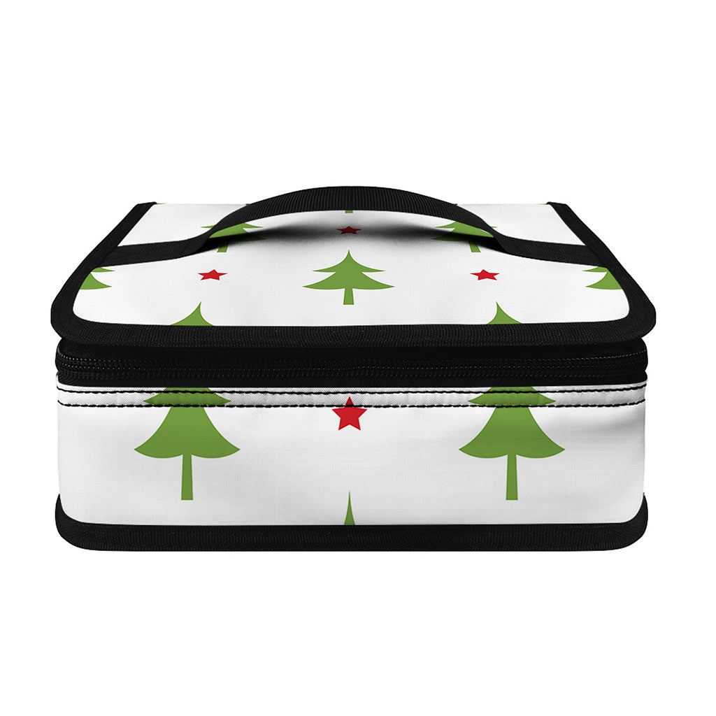 Christmas Tree And Star Pattern Print Small Lunch Bag