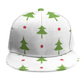 Christmas Tree And Star Pattern Print Snapback Cap
