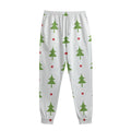 Christmas Tree And Star Pattern Print Sweatpants