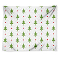 Christmas Tree And Star Pattern Print Tapestry