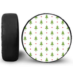 Christmas Tree And Star Pattern Print Tire Cover