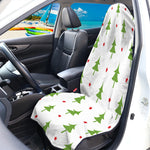 Christmas Tree And Star Pattern Print Waterproof Car Seat Cover
