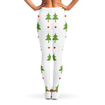 Christmas Tree And Star Pattern Print Women's Leggings