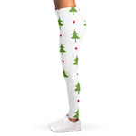 Christmas Tree And Star Pattern Print Women's Leggings