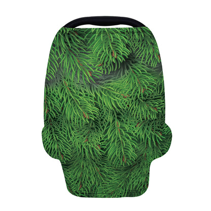 Christmas Tree Branches Print Baby Seat Cover