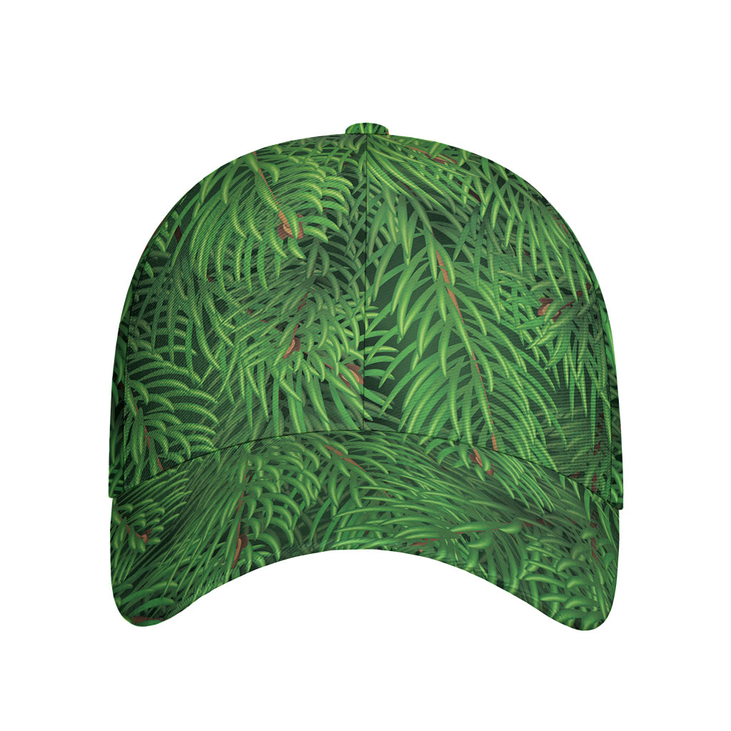 Christmas Tree Branches Print Baseball Cap
