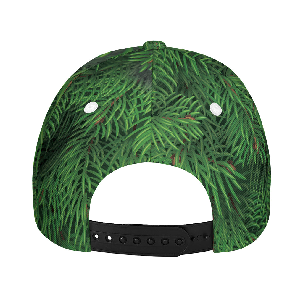 Christmas Tree Branches Print Baseball Cap