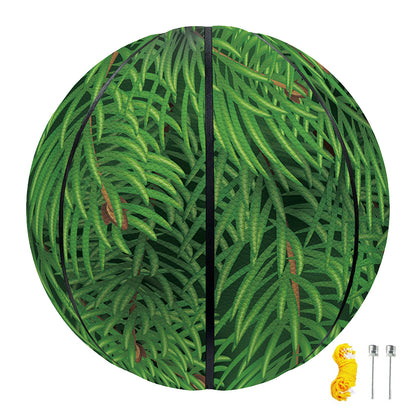 Christmas Tree Branches Print Basketball