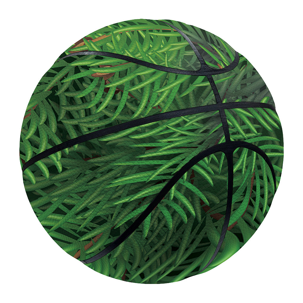 Christmas Tree Branches Print Basketball