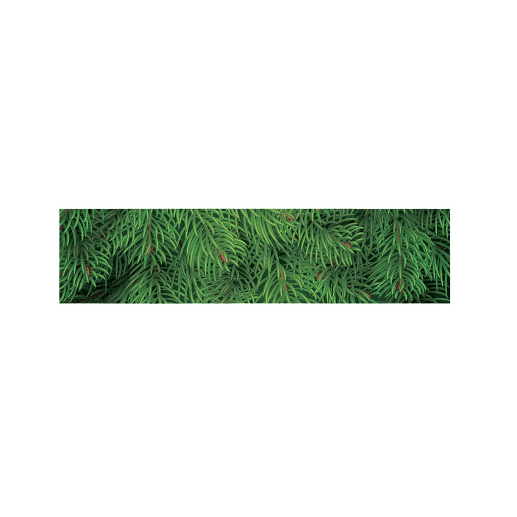 Christmas Tree Branches Print Bed Runner