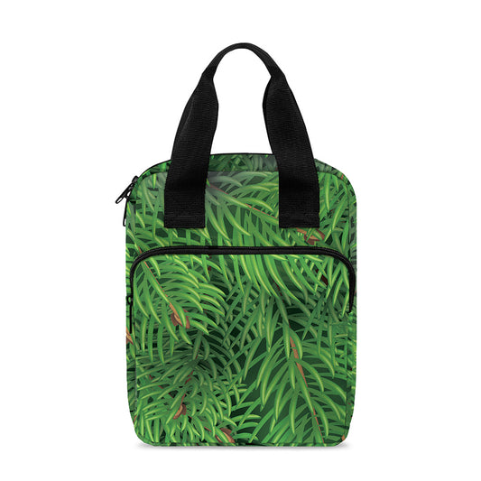 Christmas Tree Branches Print Bible Tote Bag