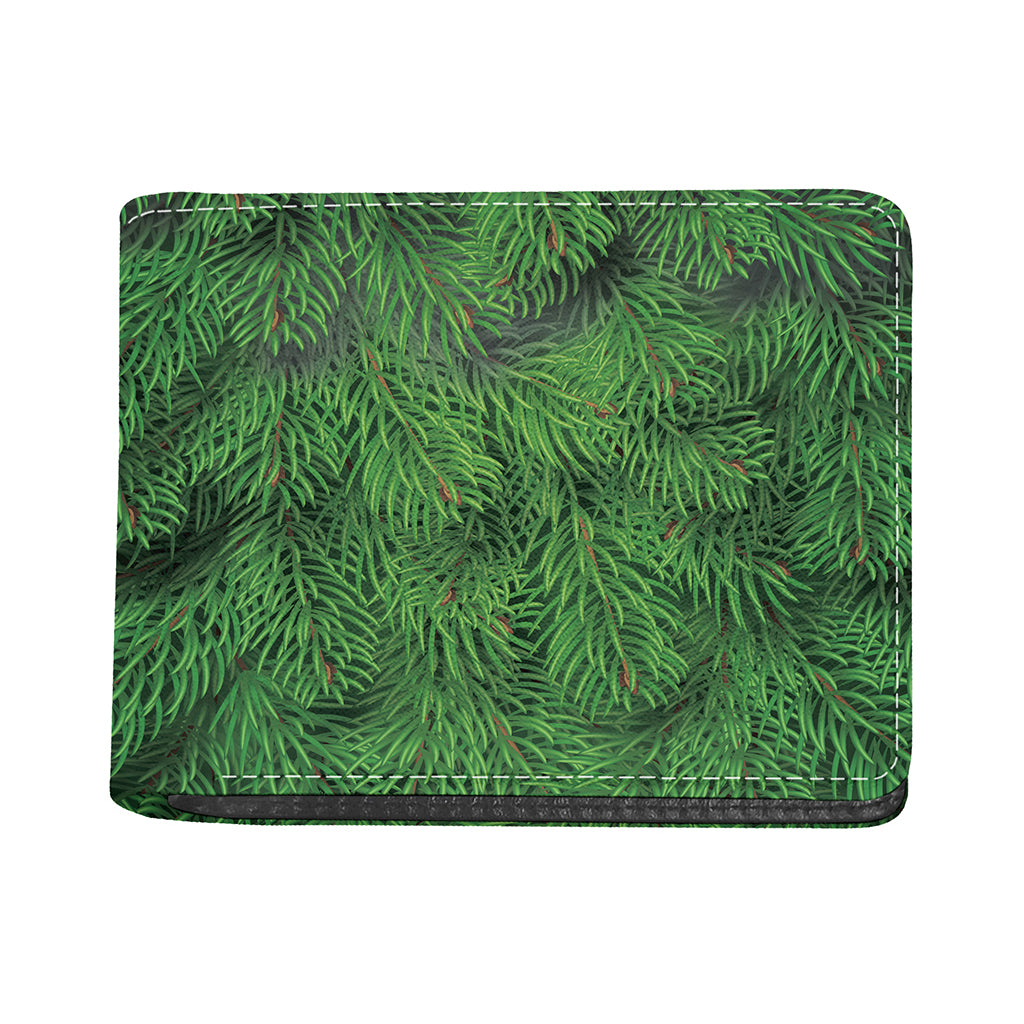Christmas Tree Branches Print Bifold Wallet