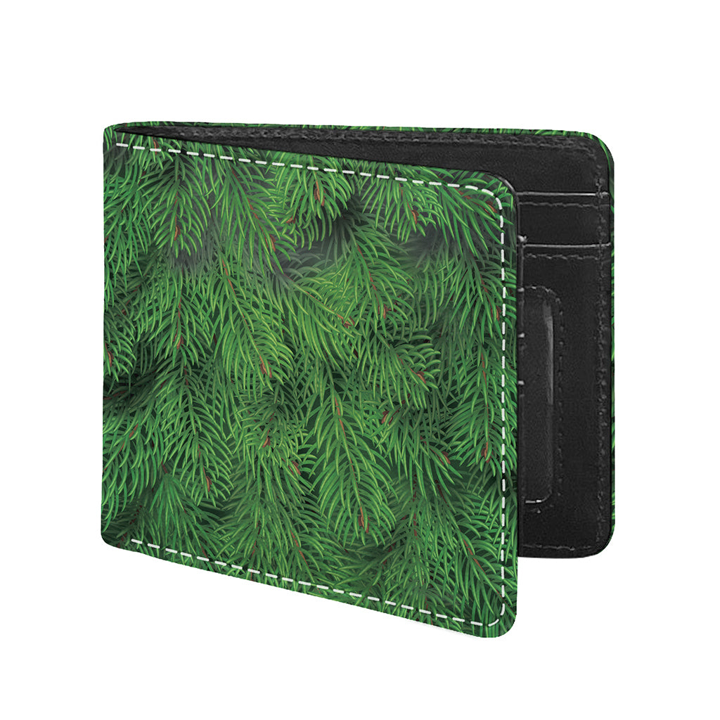 Christmas Tree Branches Print Bifold Wallet