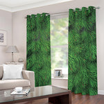 Christmas Tree Branches Print Blackout Grommet Curtains