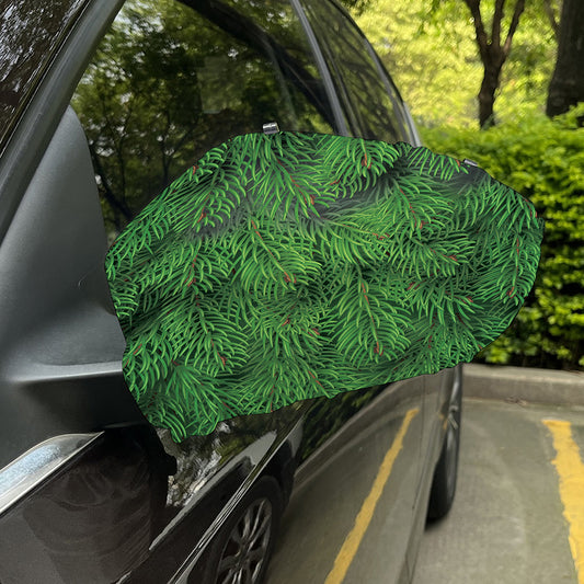 Christmas Tree Branches Print Car Side Mirror Covers