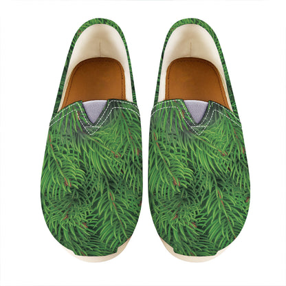 Christmas Tree Branches Print Casual Shoes