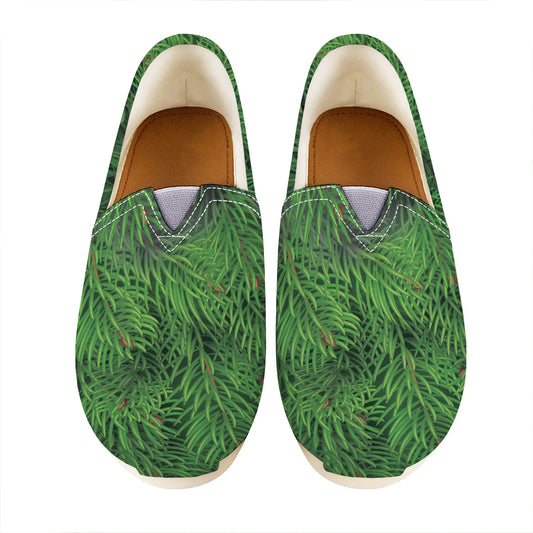 Christmas Tree Branches Print Casual Shoes