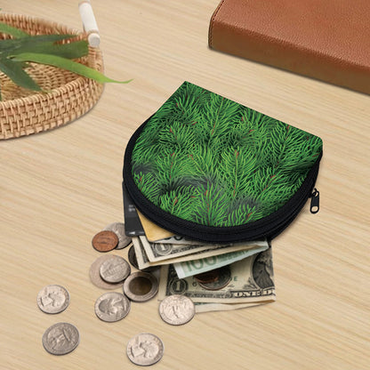 Christmas Tree Branches Print Coin Purse