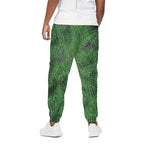 Christmas Tree Branches Print Cotton Pants