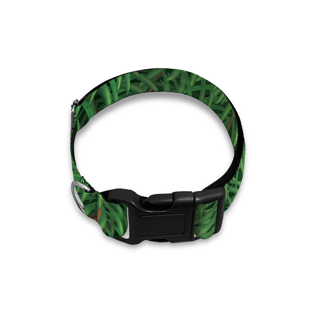 Christmas Tree Branches Print Dog Collar