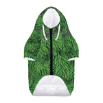 Christmas Tree Branches Print Dog Zip Up Hoodie