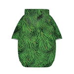 Christmas Tree Branches Print Dog Zip Up Hoodie