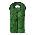 Christmas Tree Branches Print Double Neoprene Wine Tote