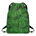 Christmas Tree Branches Print Drawstring Backpack