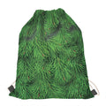 Christmas Tree Branches Print Drawstring Bag