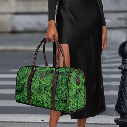 Christmas Tree Branches Print Duffle Bag
