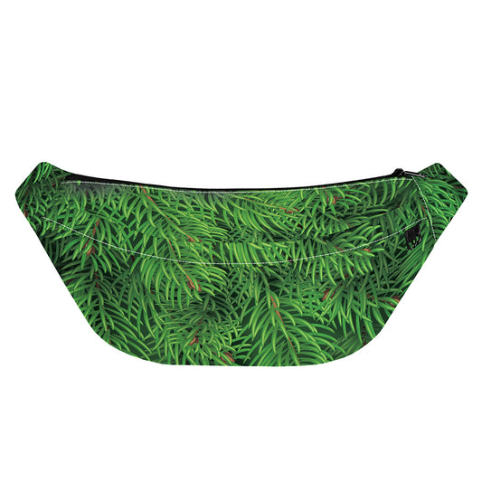 Christmas Tree Branches Print Fanny Pack
