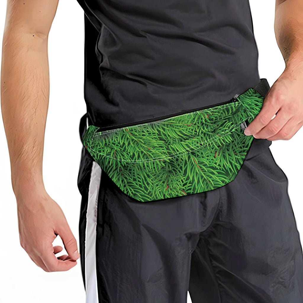 Christmas Tree Branches Print Fanny Pack
