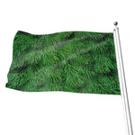 Christmas Tree Branches Print Flag