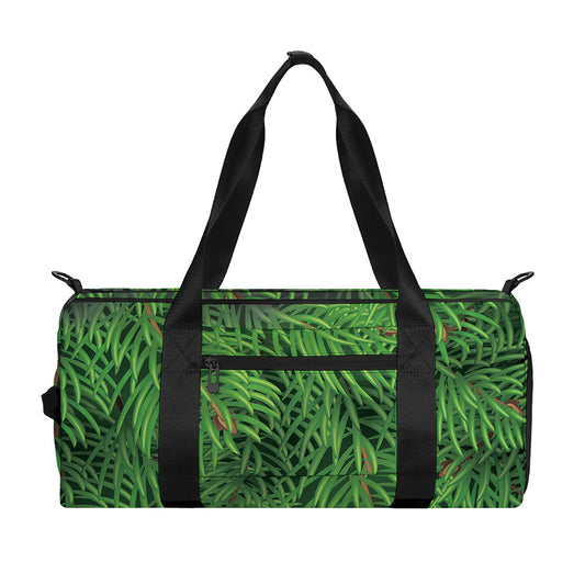 Christmas Tree Branches Print Gym Bag