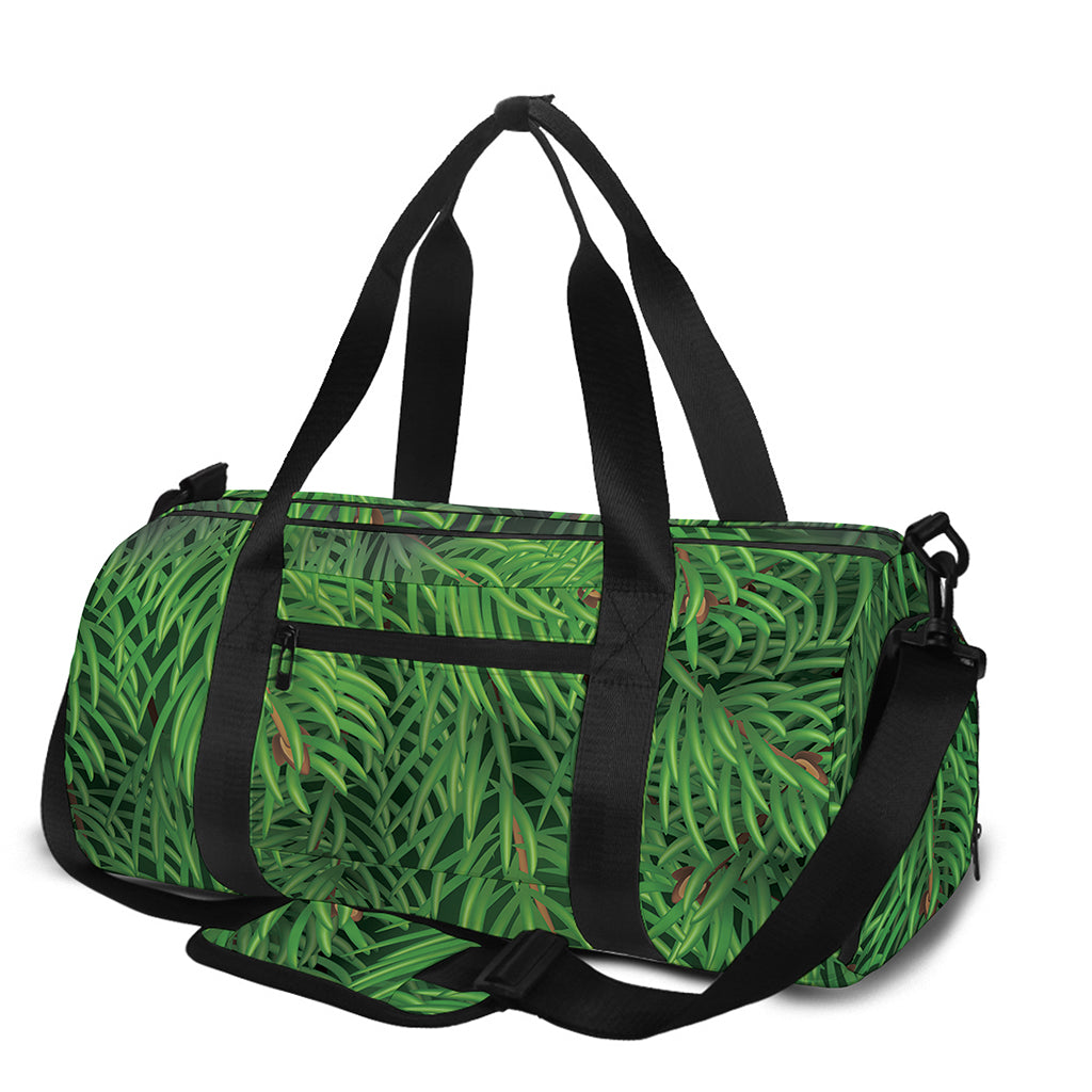 Christmas Tree Branches Print Gym Bag