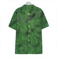 Christmas Tree Branches Print Hawaiian Shirt