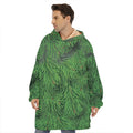 Christmas Tree Branches Print Hoodie Blanket