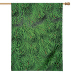 Christmas Tree Branches Print House Flag