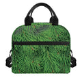 Christmas Tree Branches Print Insulated Lunch Bag