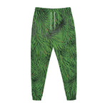 Christmas Tree Branches Print Jogger Pants