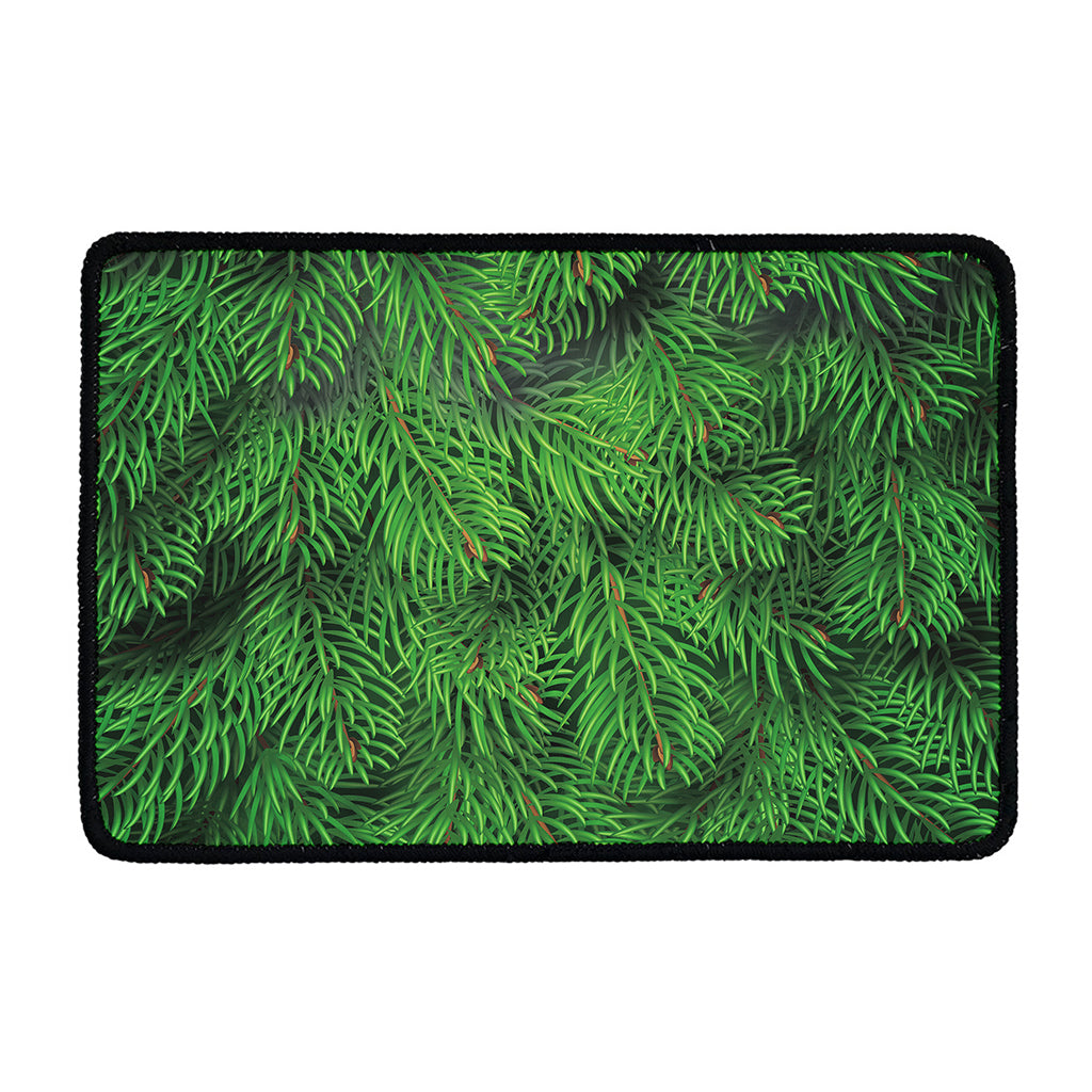 Christmas Tree Branches Print Kitchen Mat