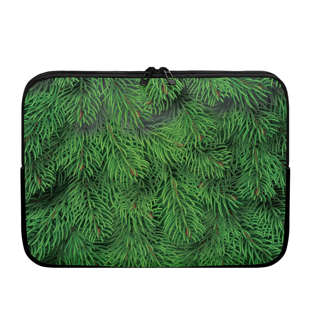 Christmas Tree Branches Print Laptop Sleeve