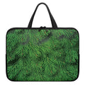 Christmas Tree Branches Print Laptop Sleeve With Handle