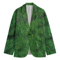 Christmas Tree Branches Print Men's Blazer
