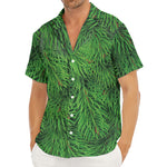 Christmas Tree Branches Print Men's Deep V-Neck Shirt