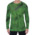 Christmas Tree Branches Print Men's Long Sleeve T-Shirt