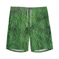 Christmas Tree Branches Print Men's Athletic Shorts