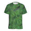 Christmas Tree Branches Print Men's Athletic T-Shirt