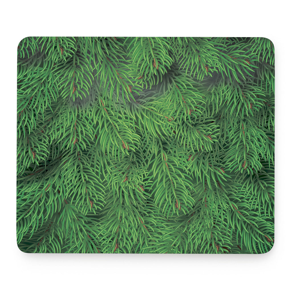 Christmas Tree Branches Print Mouse Pad